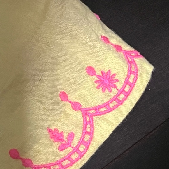 Lilly Pulitzer Laryn Linen Yellow Pink in Excellent Condition! - Picture 5 of 10
